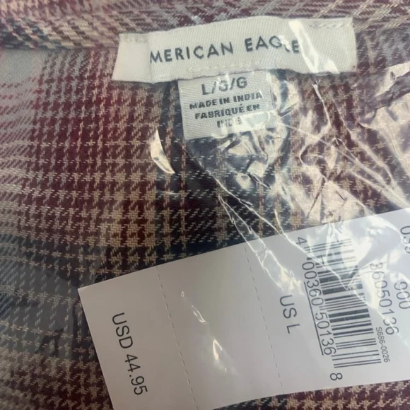 American Eagle Plaid Babydoll Mini Dress - Picture 3 of 5